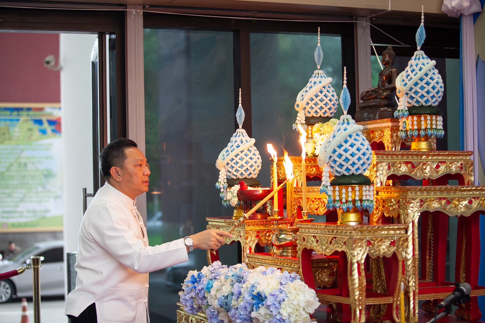 เชียงใหม่ จัดพีธีทำบุญอาคารอำนวยการ ศาลากลางจังหวัดเชียงใหม่