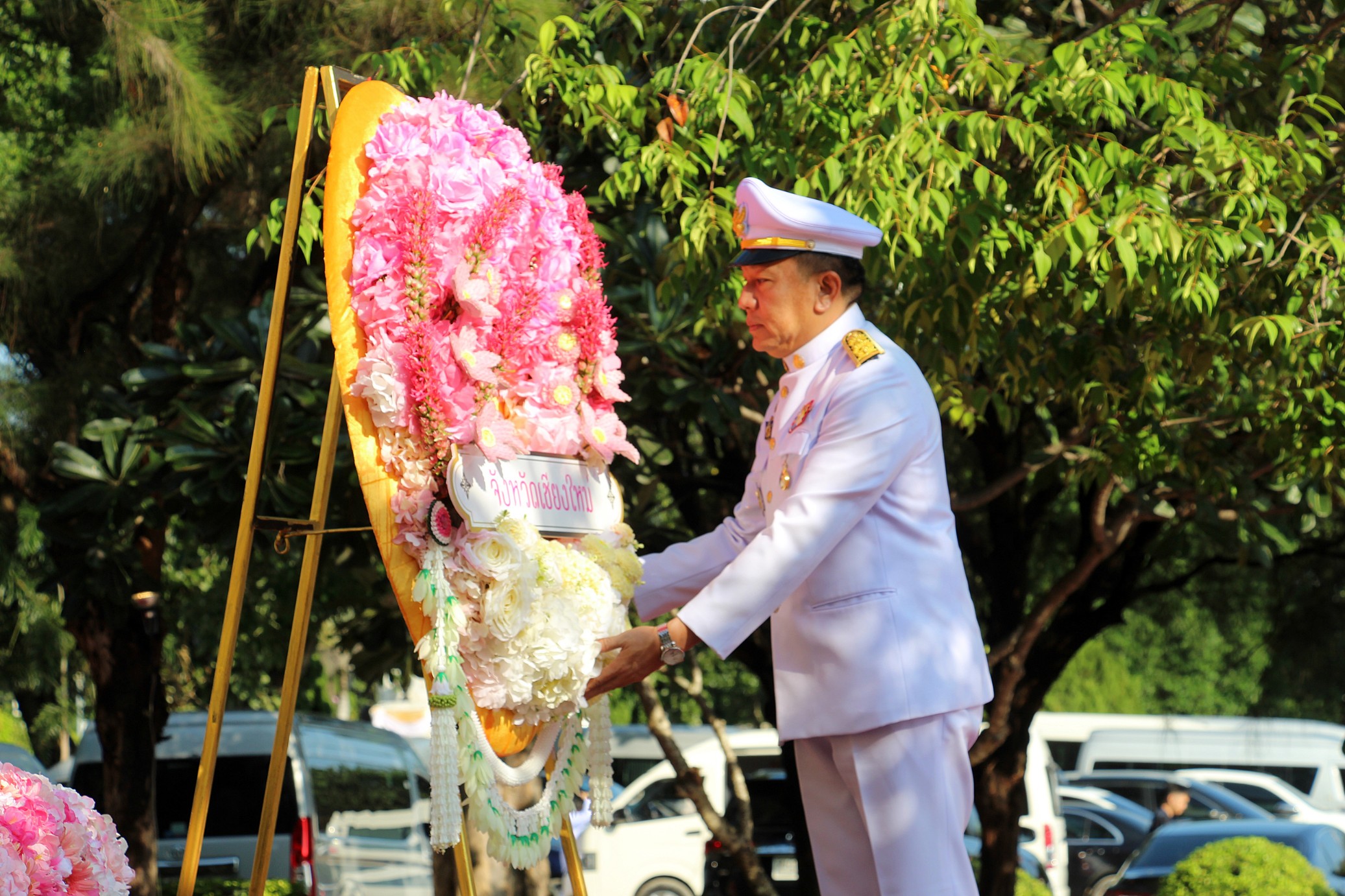 จังหวัดเชียงใหม่ จัดพิธีวางพวงมาลา เนื่องในวันปิยมหาราช ประจำปี 2567